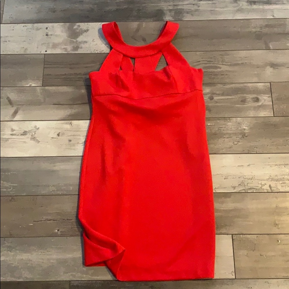 Red dress